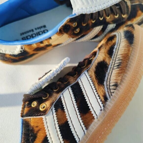 Adidas x Wales Bonner Samba Pony Leopard Print Women's - Picture 6 of 9